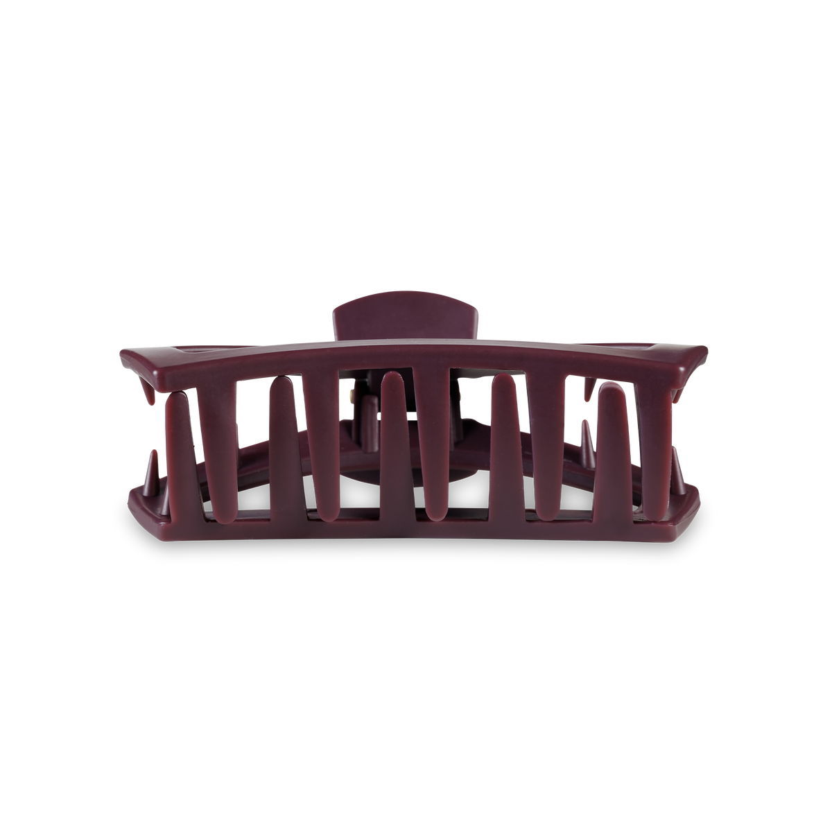 Open Hair Clip | Medium | Burgundy Bliss