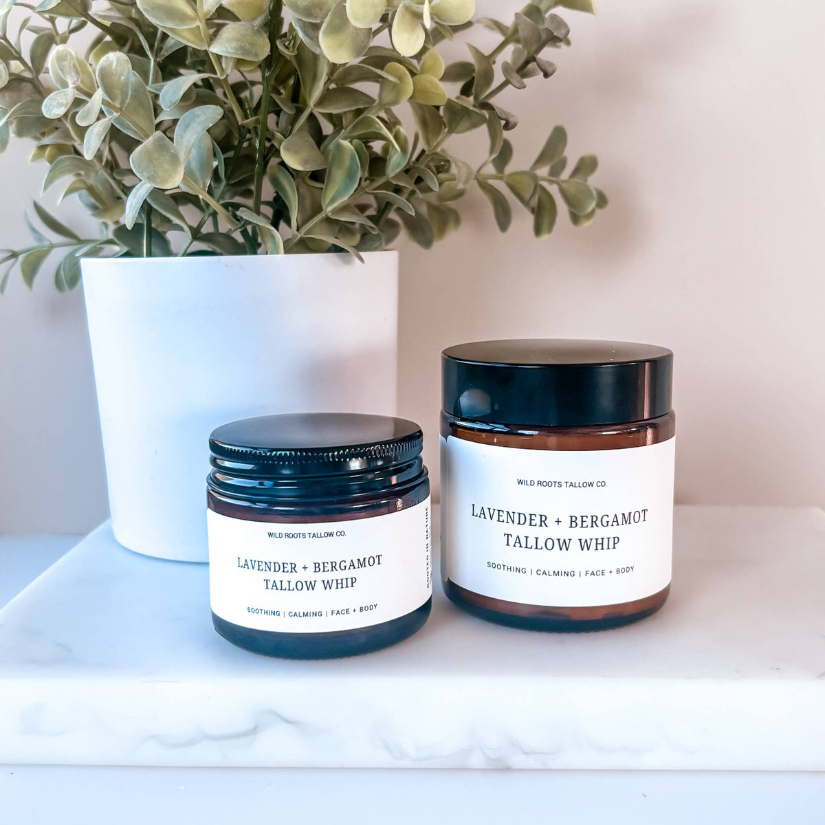 Lavender Bergamot Whipped Balm | Beef Tallow Moisturizer
