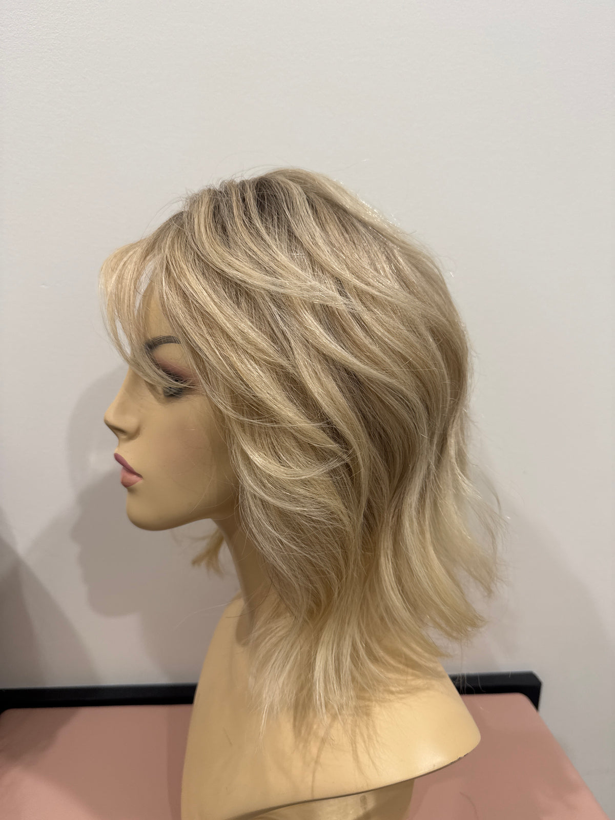 Napa Light blonde rooted with highlights