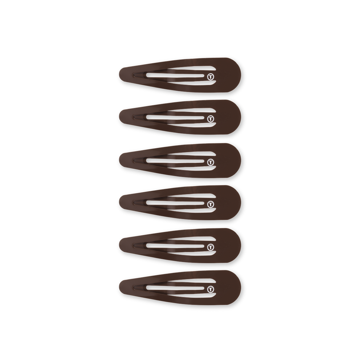 Snap Clip | Brown | 6 Count