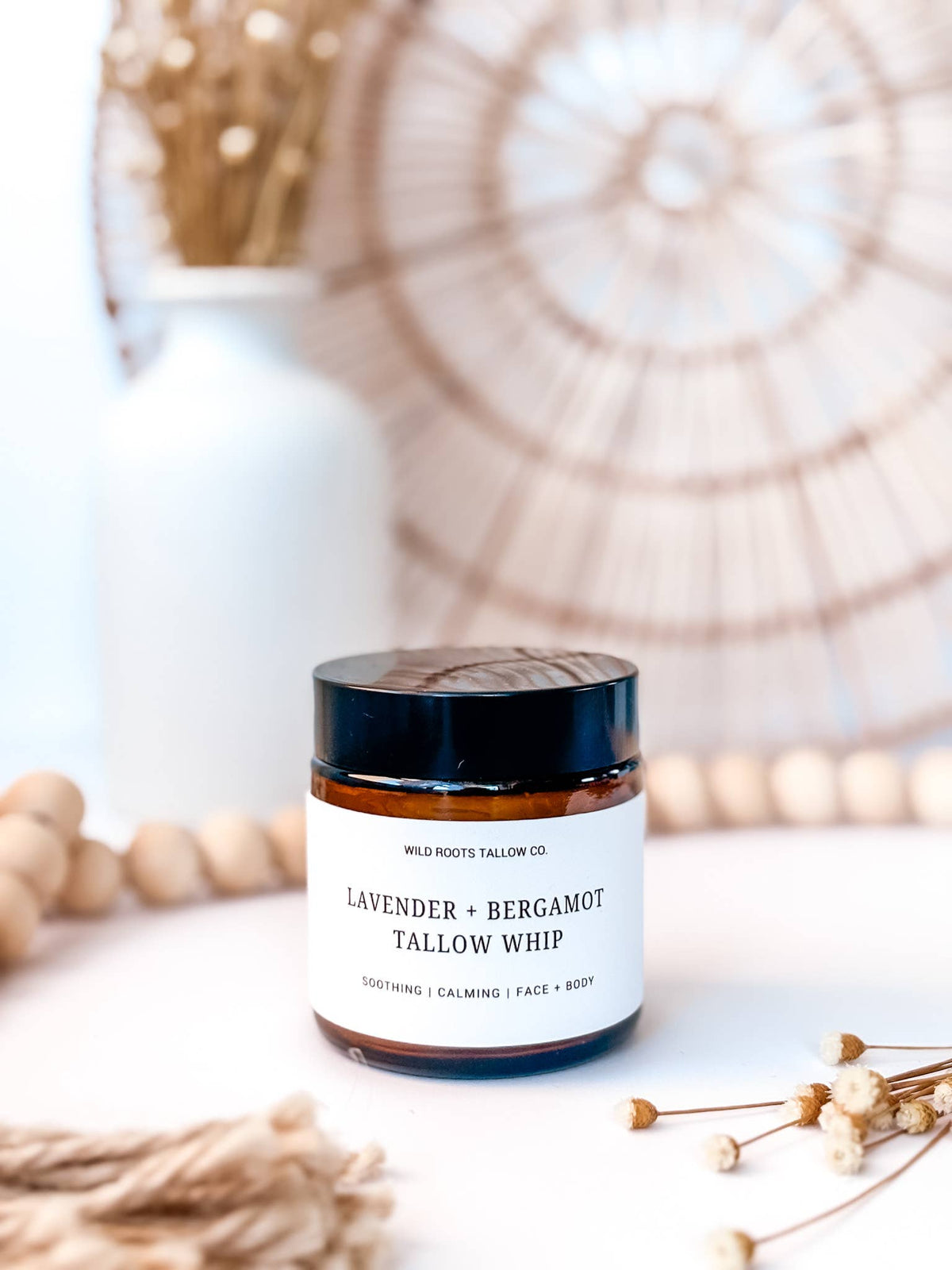 Lavender Bergamot Whipped Balm | Beef Tallow Moisturizer