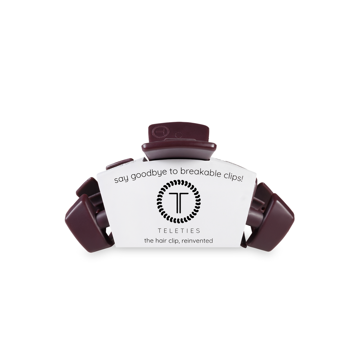 Classic Hair Clip | Tiny | Burgundy Bliss