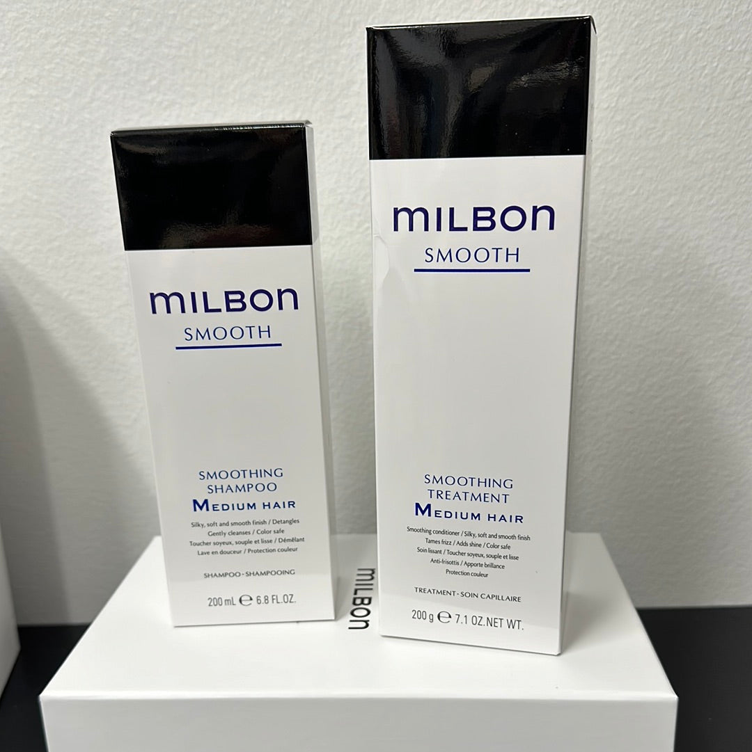 Milbon Medium Smooth Duo Kit