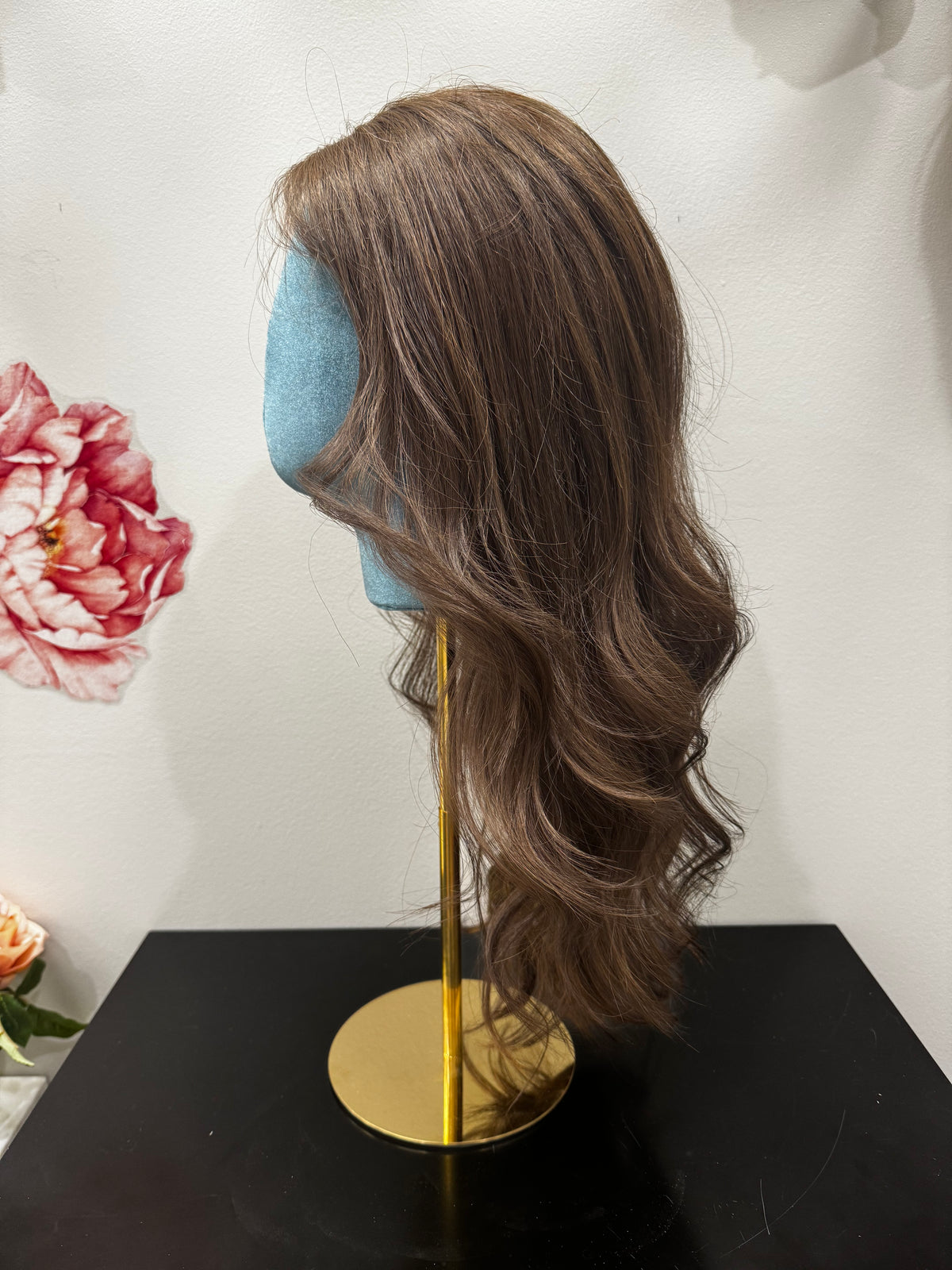 Lace front 16" CATHERINE DARK WARM BROWN