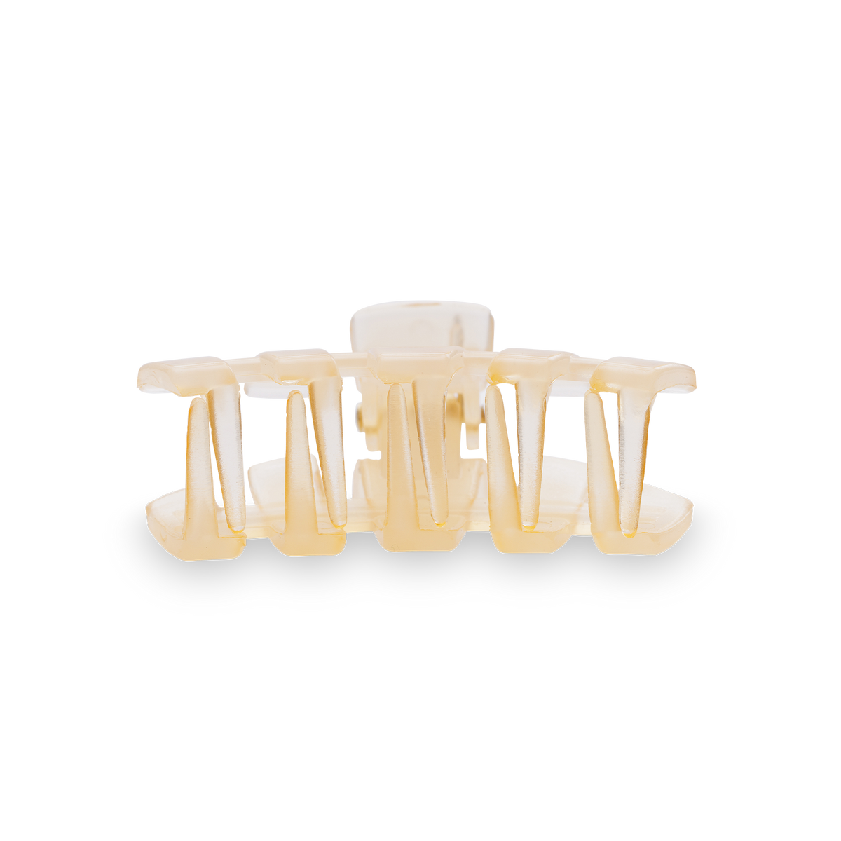 Classic Almond Beige Tiny Hair Clip