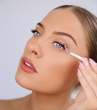 DIY Cluster Lash Tweezers + Spoolie