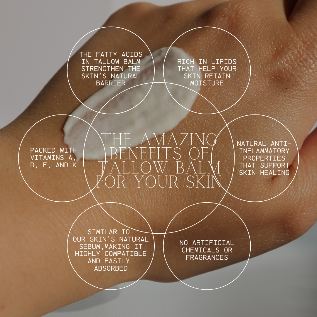 Lavender  Bergamot Whipped Balm | Beef Tallow Moisturizer 