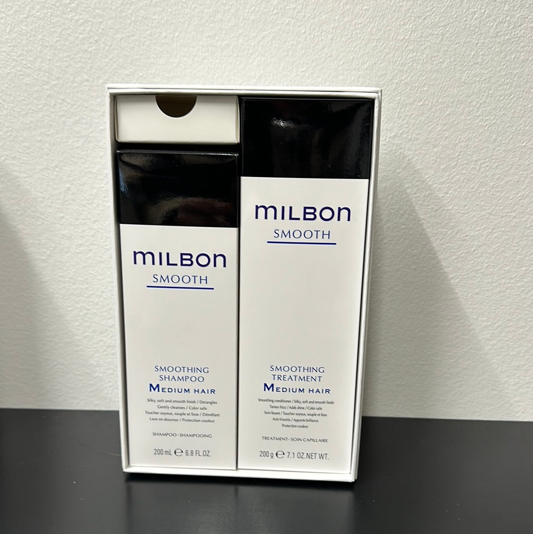 Milbon Medium Smooth Duo Kit