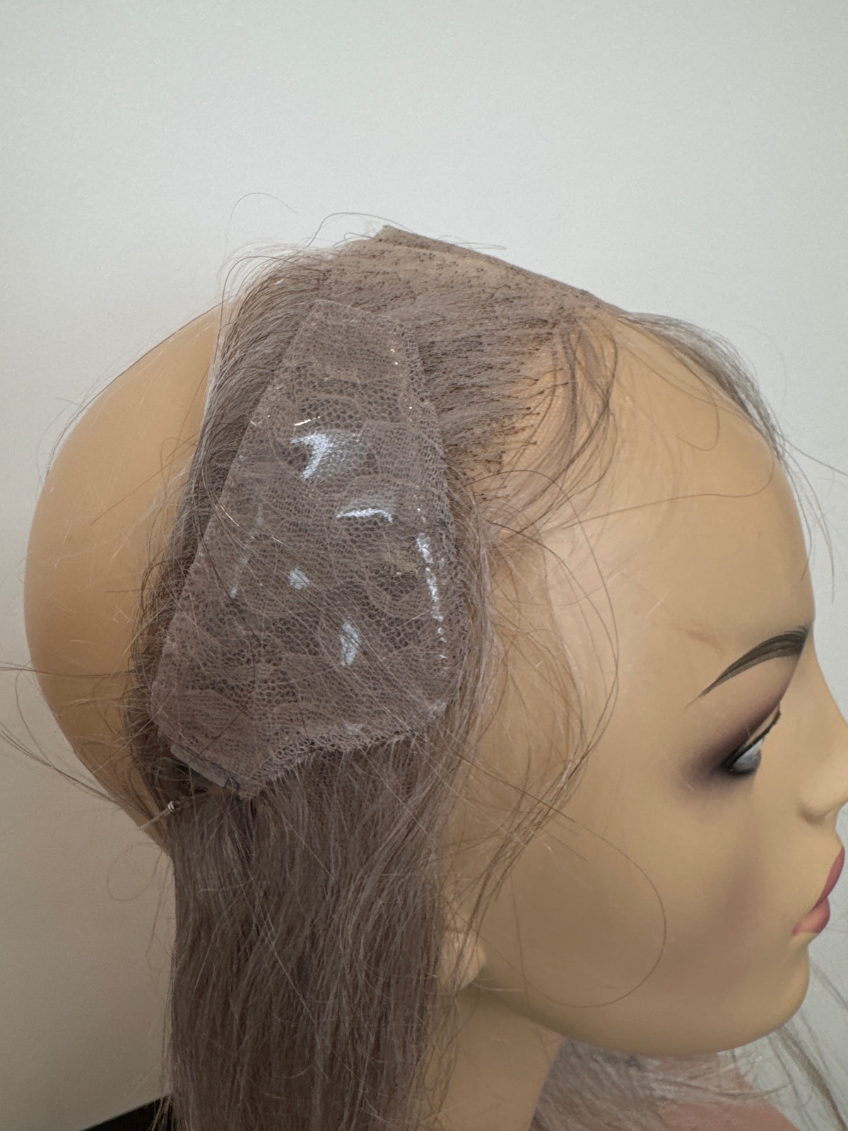 FRONTAL HALO HAIRPIECE 14" G80- Moonstone Grey