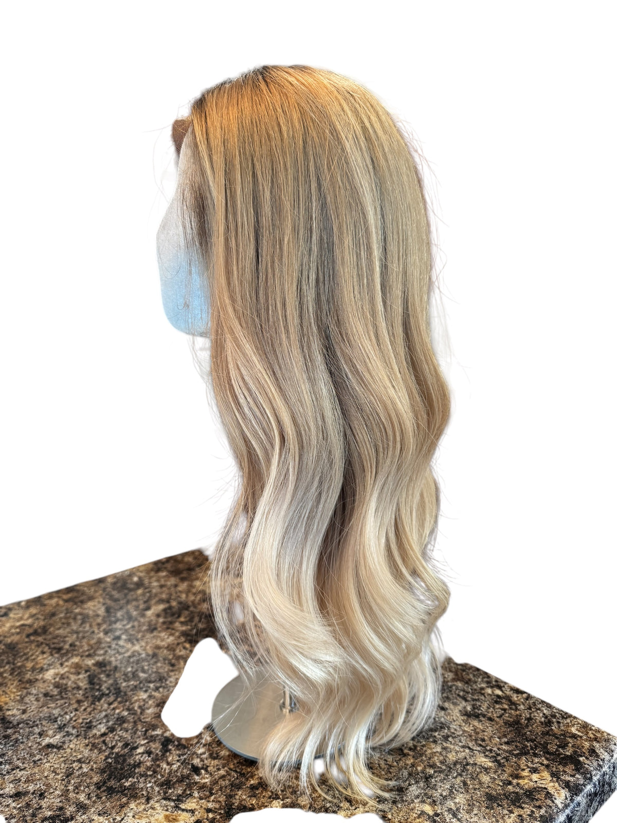 Lace front 16" VIVIAN DARK BLONDE BALAYAGE SMALL