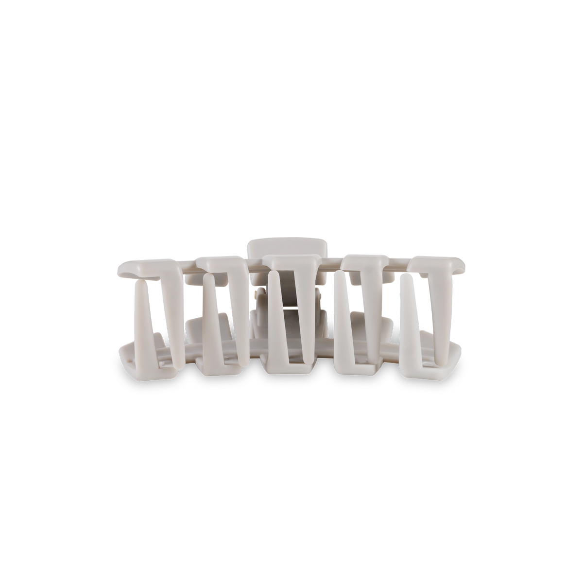 Classic Hair Clip | Tiny | Silver Flames