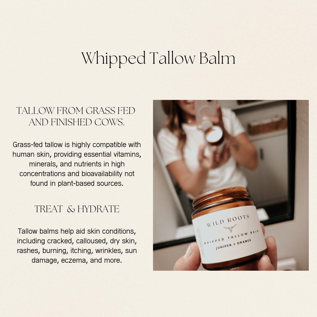 Frankincense Whipped Tallow Balm | Tallow Moisturizer